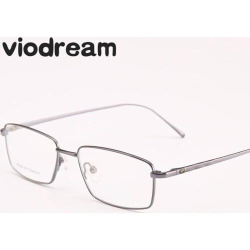 Viodream Pure Titanium Men Business Ultra Light Full Glasses Frame Myopia Prescription Eyewear Eyeglasses Frames Oculos De Grau