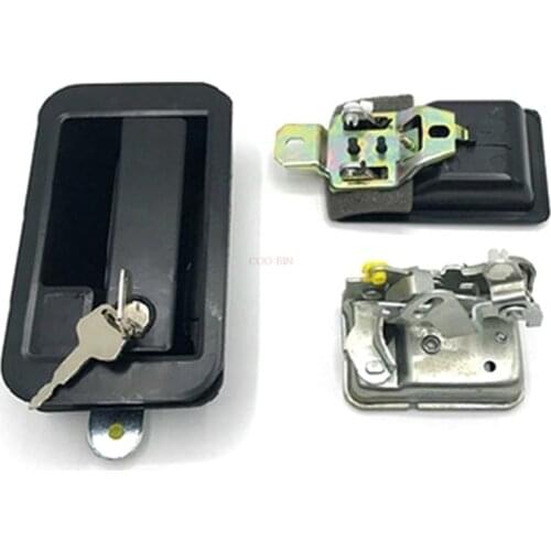 Excavator Door lock side door lock block Lock cylinder Excavator Accessories For Hyundai-7 R80 110 150 215 225 305-7
