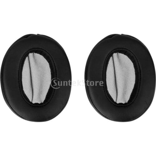 Replacement Ear Cushion Pads Earpads for MDR-1A Headphone Black