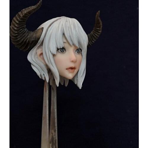 In Stock Collectible Japan Anime 1/6 Scale Devil Mother Shinozaki Female Head Carved for 12'' Figures Body