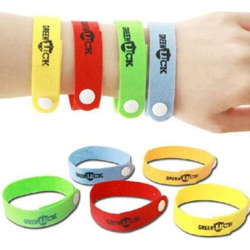 1000pcs Summer Camping lock bugs Mosquito wrist band midge bracelet anti Mosquito Repellent Band Killer Bangle SN1254