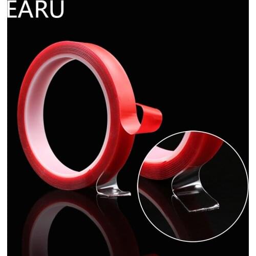 300cm Transparent Silicone Double Sided Tape Sticker For Car High Strength High Strength No Traces Adhesive Sticker Living Goods