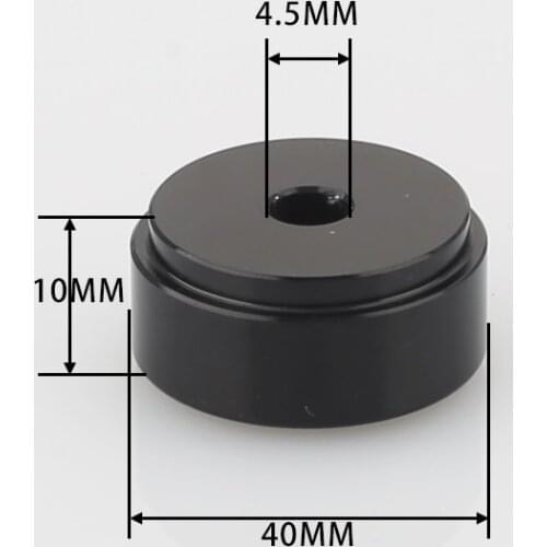 4pcs Hifi Audio 20 x10mm amplifier speaker feet spikes silver Ring machine mats pads