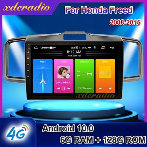 Xdcradio 9" Android 10.0 Car Radio For Honda Freed Auto DVD Multimedia Player GPS Navigation 6+128G Carplay DSP 2004-2007
