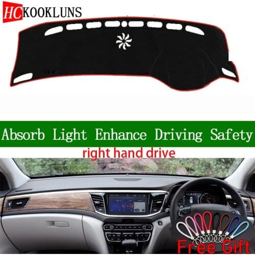 For GAC Trumpchi GS8 2018 Right Hand Drive Dashboard Cover Car Stickers Sun Shade Dash Mat Carpet Interior Accessories