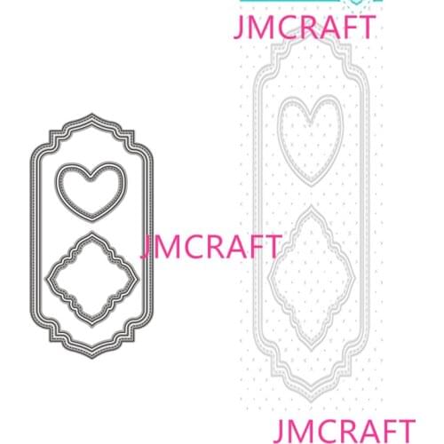 JMCRAFT BeautifulLace Border Hanging Card #2 Metal Cutting Dies DIY Scrapbook Handmade Paper Craft Metal Steel Template Dies