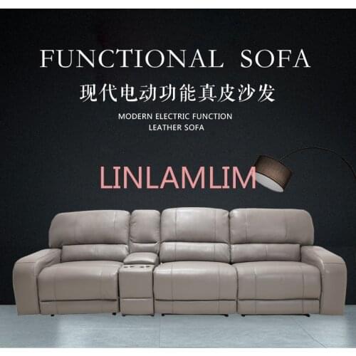 Living Room Sofa set 3 seater sofa recliner electrical couch genuine leather sectional sofas muebles de sala moveis para casa