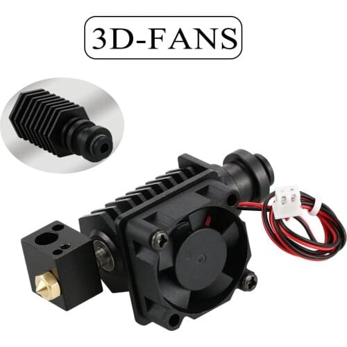 3D Printer BP6 Hotend Kit J-head Extruder Parts 0.4mm 1.75mm Nozzle High Temp and Low Temp Replace V6 Accessories