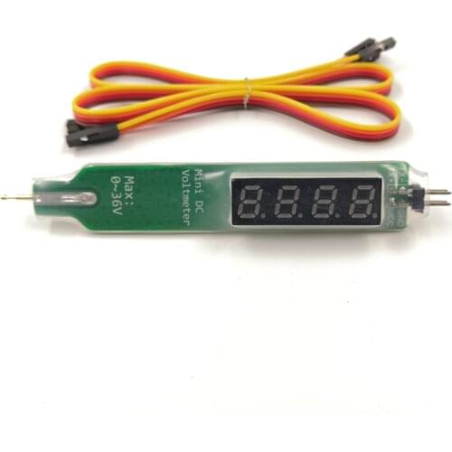 Mini Digital Voltmeter Ammeter DC 0-36V Computer Serial Port Portable Photocoupler Isolation On Circuit board