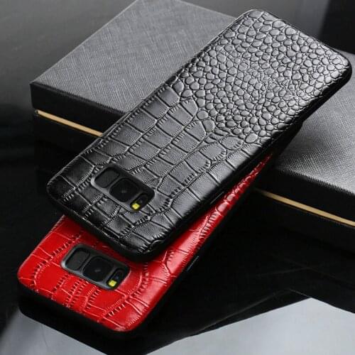 Mobile phone case for Samsung S8 crocodile skin up and down texture for Samsung Note 8 9 S9 S10 A5 7 8 j5 6 phone back cover