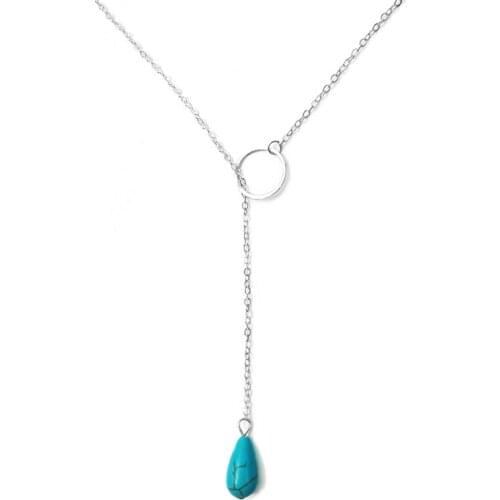 Fashion accessories, Bohemia style lady, simple elegant necklace