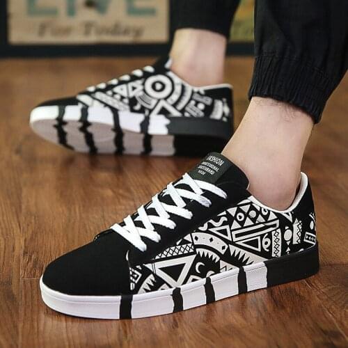 2019 new mens Casual Shoes canvas shoes for men Lace-up Breathable fashion summer autumn Flats fashion Male shoes