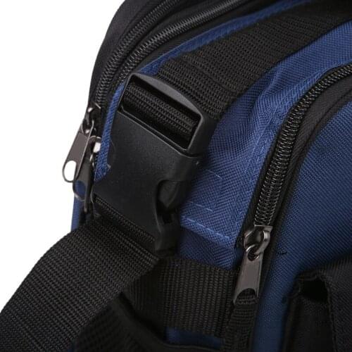 600D Repair Tool Kit Shoulder Bag Portable Handbag Storage Case Pouch Organizer With Reflective Strip For Worker Gardening