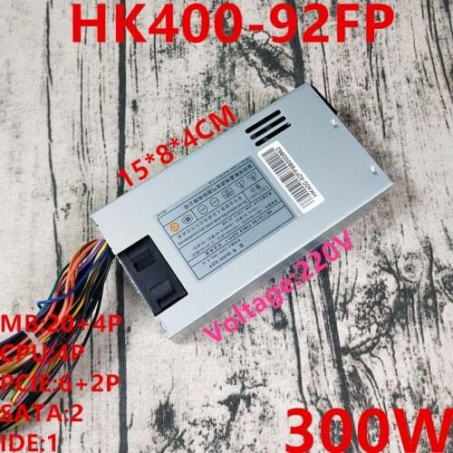 New Original PSU For Huntkey IPC FLEX POS NAS ATM Small 1U 300W Power Supply HK400-92FP