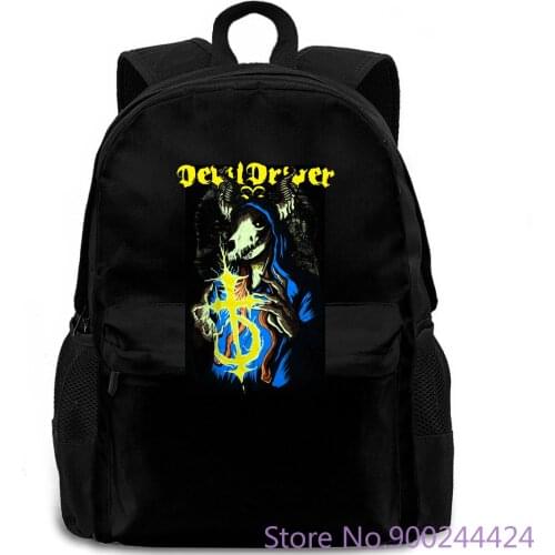 Authentic DEVILDRIVER Magi M L XL 2XL 3XL NEWLoose Black Men Homme s backpack
