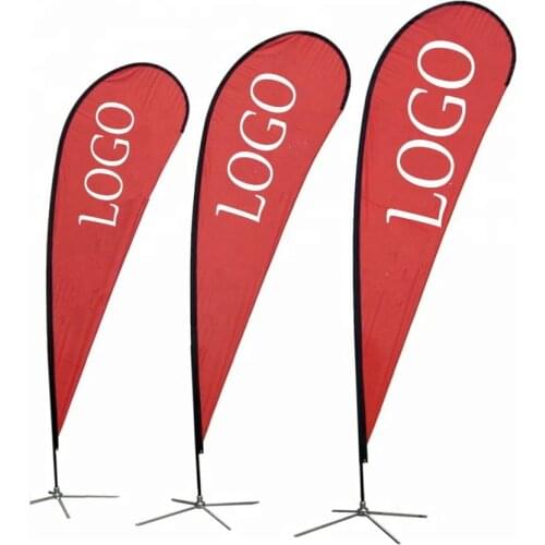 Custom Teardrop Beach Flag Banner Sports Club Digital Any Logo Design Advertising Promotion,Free Shipping