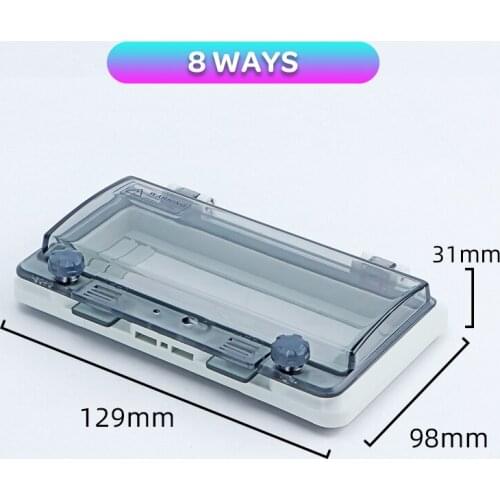 8 Ways Circuit Breaker Transparent IP67 Waterproof Box Shield Switch Window Distribution Protect Cover