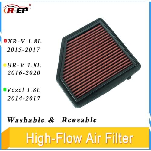 R-EP Replacement Air Filter Fits for XR-V HR-V Vezel 1.8L High Flow Car Auto Accessories Cold Air Intake Filters