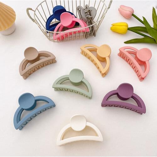 Simple Style Hair Clips Women Girls Claw Clip Hair Claws Hair Clamps Claw Clips Hairpins Barrette Crab Hair Accessories Gifts