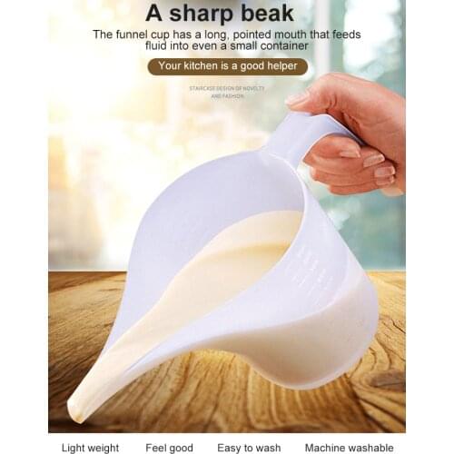 1000ml Baking Measuring Cup Plastic Measuring Jug Cup Kitchen Bakery Liquid Measure Container Baking Supplies