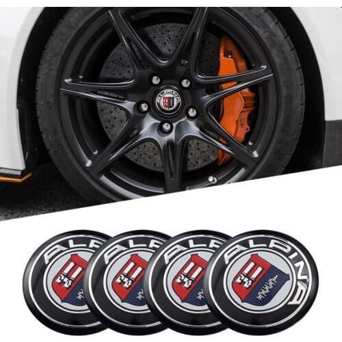 4Pcs 56mm Car Center Hub Cap Wheel Sticker Accessories Car Emblem Badge Decal For BMW X1 X5 E46 E90 E60 F10 F30 E39 E36 F20 E87