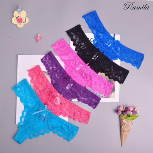 8color Gift full beautiful lace Womens Sexy lingerie Thongs G-string Underwear Panties Briefs Ladies T-back 1pcs/Lot 169