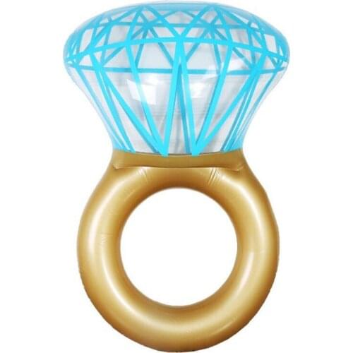 Diamond Inflatable 140cm Swimming Circle Kids Raft Pool Float Swimming Ring for Adult Women Photo Props Pool Toys Beach Party