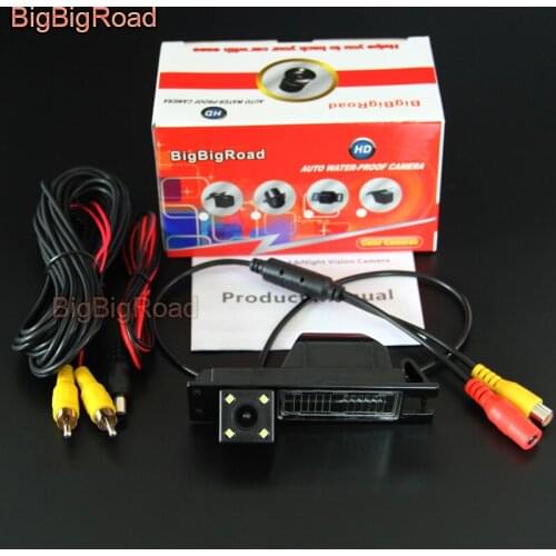 BigBigRoad Car Rear View Camera For Buick Regal 2010 2011 2012 2013 Excelle XT Hatchback night vision parking camera waterproof