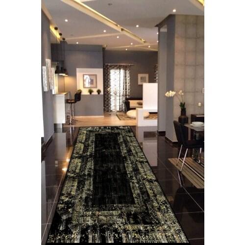 Decorative Non Slip Cotton Based Floor Corridor Carpet