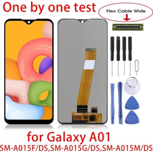 5.7″ For Samsung Galaxy A01 Display LCD Screen and Digitizer Full Assembly For SM-A015F/DS SM-A015G/DS SM-A015M/DS