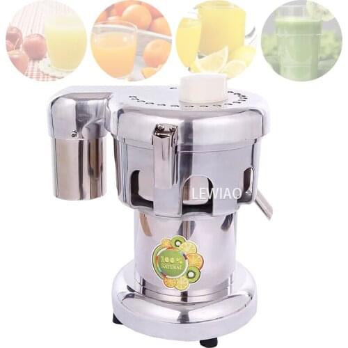 Home Commercial Orange Electric Juicer Machine Extractor Stainless Steel Fruit Vegetable Press Juice Squeezer
