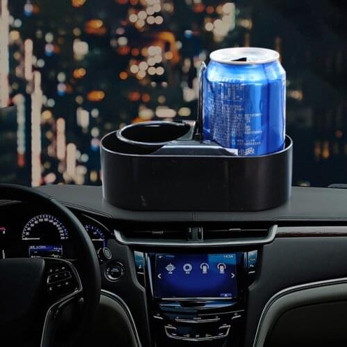 Dual Hole Drink Bottle Water Beverage Holder Cup Holder Stand Car Truck Mount ABS Universal Car Styling Auto Accessories