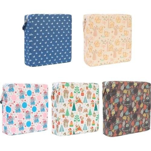 Square Booster Seat Dining Chair Washable Thick Increasing Cushion Kids Baby Toddler Highchair Pad
