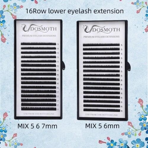 Lower lashes mix 5 6 7 Length eyelash extension Beauty eyelash soft Beauty tools
