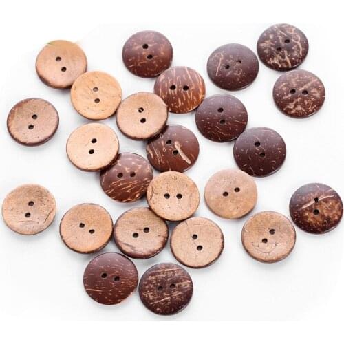 Buttons wholesale natural coconut button cardigan with wooden buttons 20MM adult children