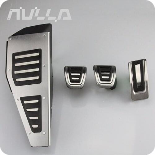 RHD Pedal For VW Golf 7 Mk7 VII GTI R Variant 2013-2016 Stainless Steel Manual Foot Rest Accelerator Brake Clutch MT Pedals