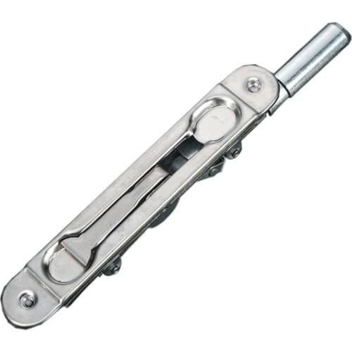 1PCS Stainless Steel Hidden Door Bolts Security Guard Lever Action Flush Latch Anti-theft Brushed Slide Locks Furniture Hardware