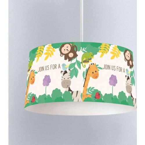 Lamp For Kids Bedrooms Light Chandelier for Living Room Childrens Room to Join Jungle Green Cute Model 022