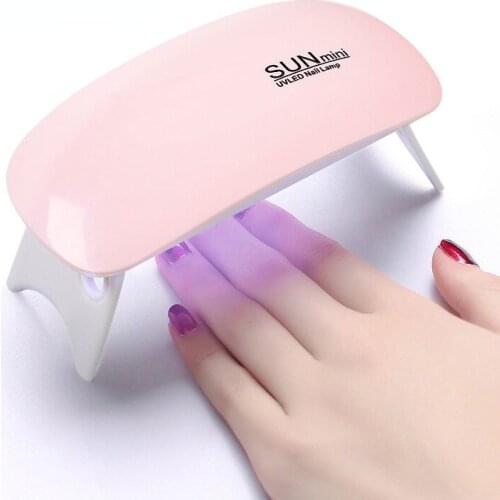 Mini Nail Polish Light Therapy Machine USB Portable Small Quick-Drying Nail Curing Baking UV Lamp Nail Salon Supplies Tools