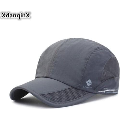 XdanqinX 2019 Spring Summer New Baseball Caps For Men And Women Light Breathable Mesh Cap Adjustable Size Couples Snapback Cap
