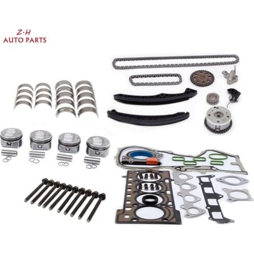 03C107065BF 1.4T Oversized Piston Overhaul Kit Gasket Seals Timing Kit For VW Jetta Passat Polo GTI Scirocco Audi A1 Skoda Seat