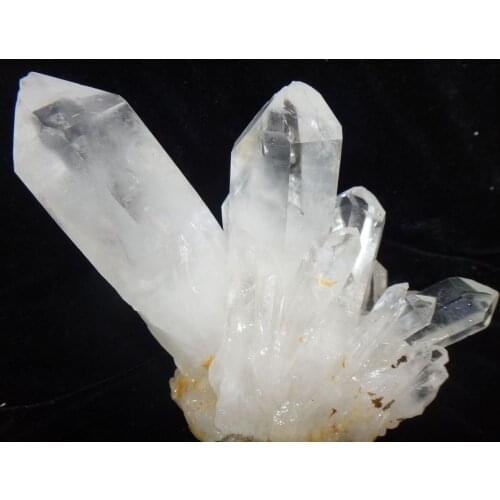 1.82lb AAA Natural white transparent crystal cluster specimens