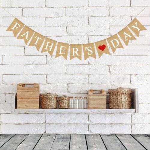 1pc Happy Birthday Banner Happy Father Day Birthday Party Decorations Photo Booth Happy Birthday Bunting Garland