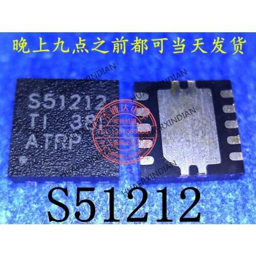 1Pieces New Original TPS51212DSCRG4 TPS51212 S51212 QFN10 In Stock Real Picture