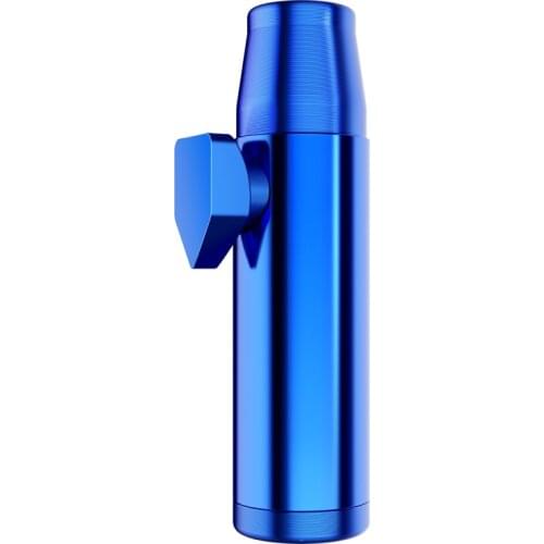 1Pc Portable Metal Bullet Flat Nose Snuff Bottle Aluminum Cigarette Holder Bullet Snus Pipe Mini Flat Mouth Tips Snuff Dispenser