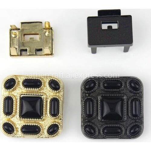 1pcs Bag Push Lock Snap Closure Catch Clasp Switch Buckle for Leather Craft Women Bag Handbag Luggage Hardware Accessories