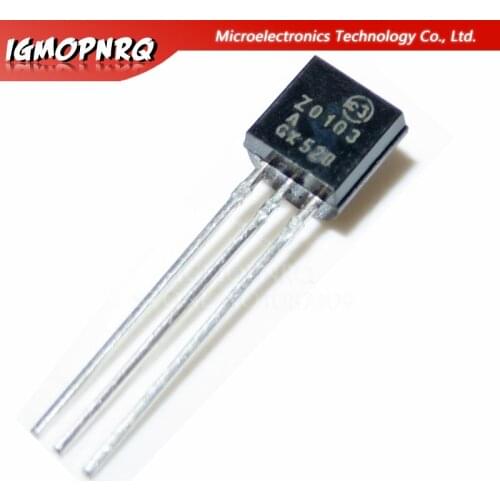 10pcs Z0103MA Z0103 TO-92 Triacs 1.0 Amp 600 Volt new original