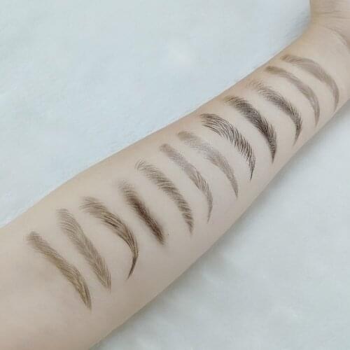 4D Hair Like Eyebrows Water-based Sticker Cosmetics Long Eyebrows Sticker Makeup Waterproof Long Lasting Eyebrow