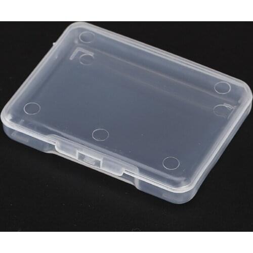 5PCS Plastic Transparent Small Clear Store box With Lid Collection Container Case jewelry Finishing Accessories Storage Box