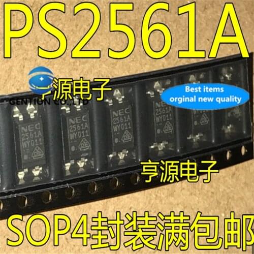50Pcs PS2561A PS2561AL-1 SOP4 2561A Optocoupler chip in stock 100% new and original